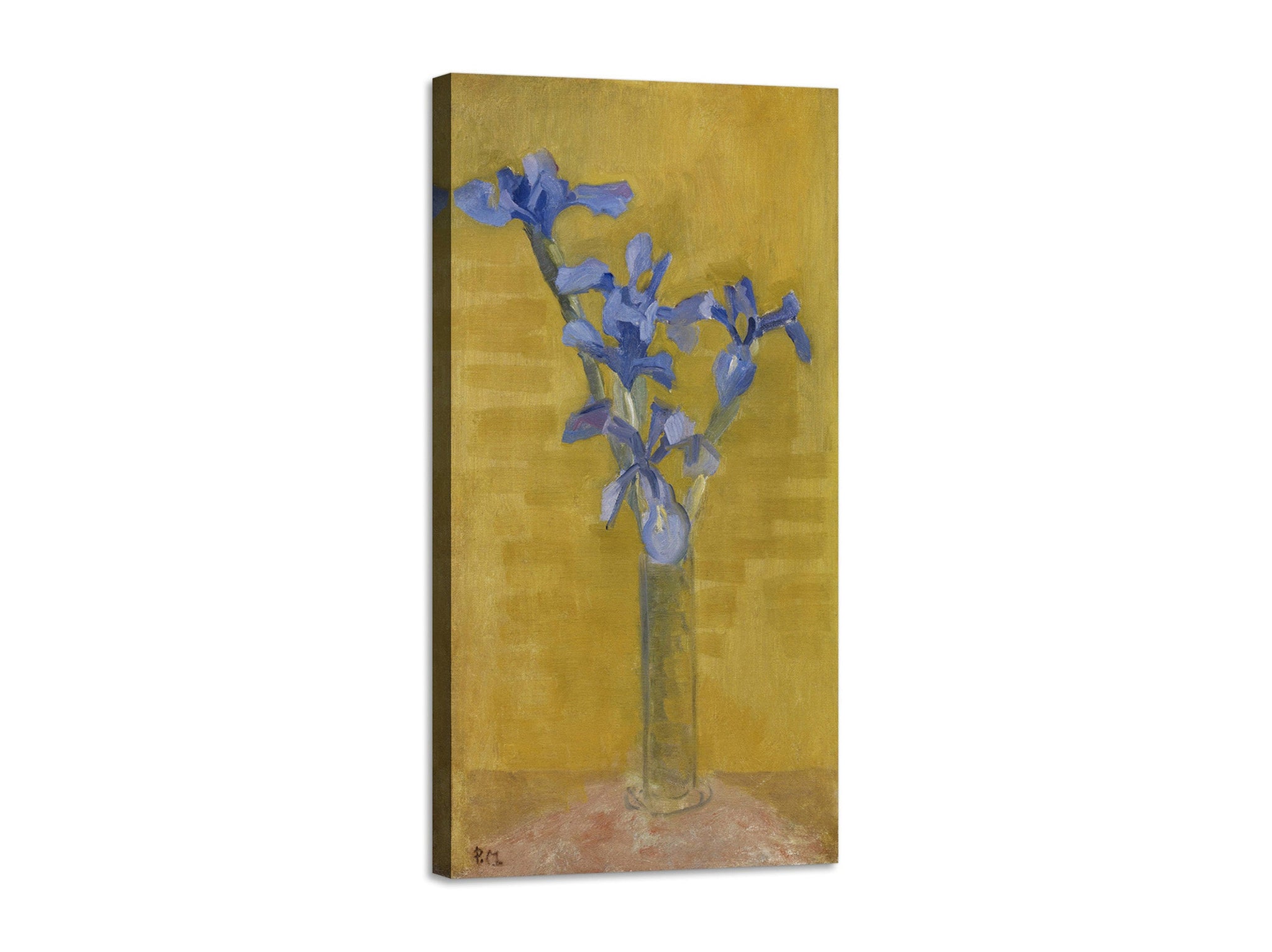 Quadro Stampa su Tela con Telaio in Legno Piet Mondrian - Irises