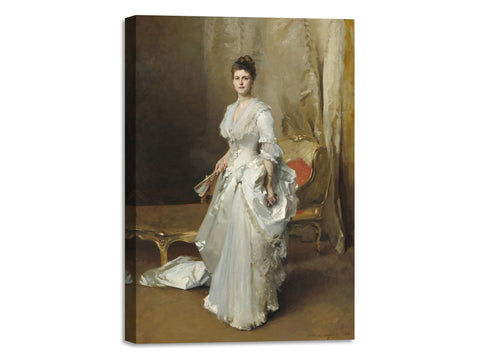 Quadro Stampa su Tela con Telaio in Legno John Singer Sargent - Margaret Stuyvesant Rutherfurd White