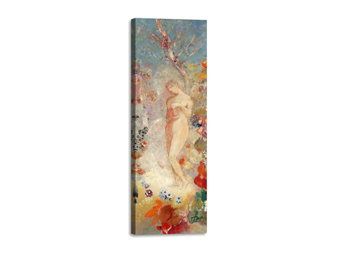 Quadro Stampa su Tela con Telaio in Legno Odilon Redon - Pandora