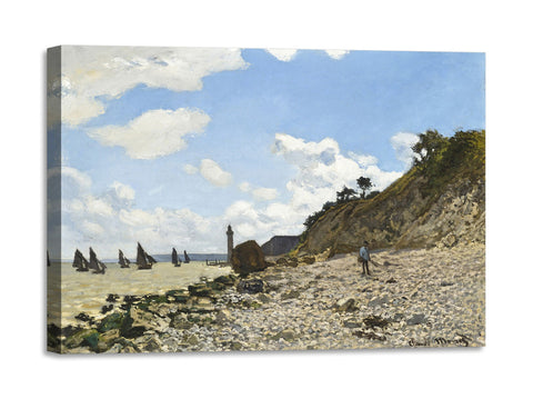 Quadro Stampa su Tela con Telaio in Legno Claude Monet - The Manneporte (Étretat)