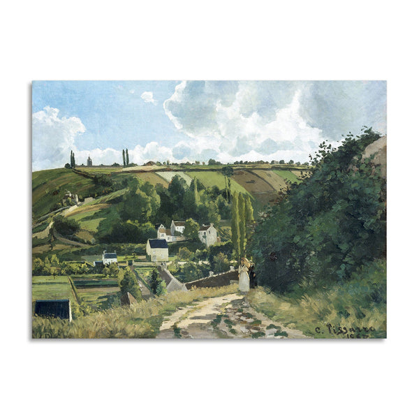 Quadro Stampa su Tela con Telaio in Legno Camille Pissarro - Jalais Hill, Pontoise