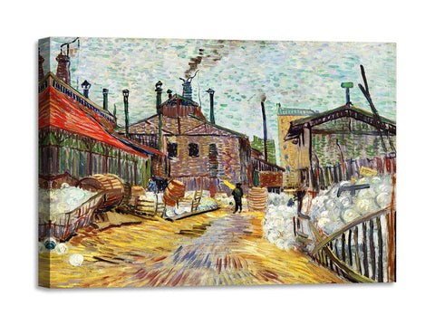 Quadro Stampa su Tela con Telaio in Legno Vincent van Gogh - The Factory