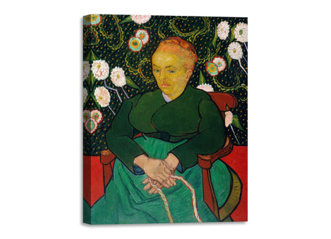 Quadro Stampa su Tela con Telaio in Legno Vincent van Gogh - The Berceuse, Woman Rocking a Cradle