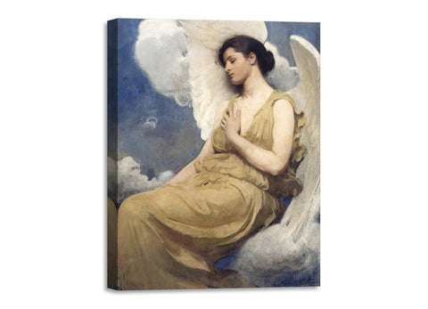 Quadro Stampa su Tela con Telaio in Legno Abbott Handerson Thayer - Winged Figure