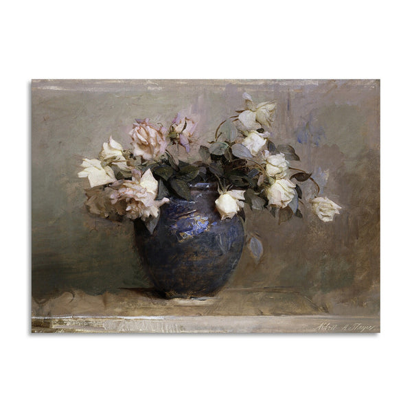 Quadro Stampa su Tela con Telaio in Legno Abbott Handerson Thayer - Roses