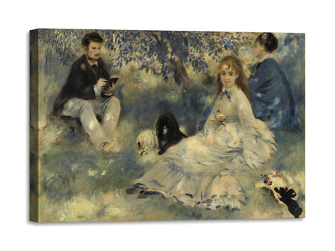 Quadro Stampa su Tela con Telaio in Legno Pierre-Auguste Renoir - Henriot Family