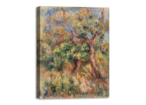 Quadro Stampa su Tela con Telaio in Legno Pierre-Auguste Renoir - Landscape