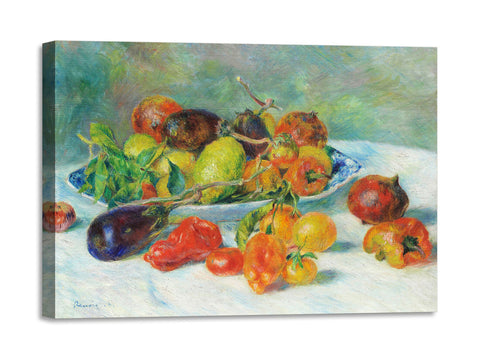 Quadro Stampa su Tela con Telaio in Legno Pierre-Auguste Renoir - Fruits of the Midi