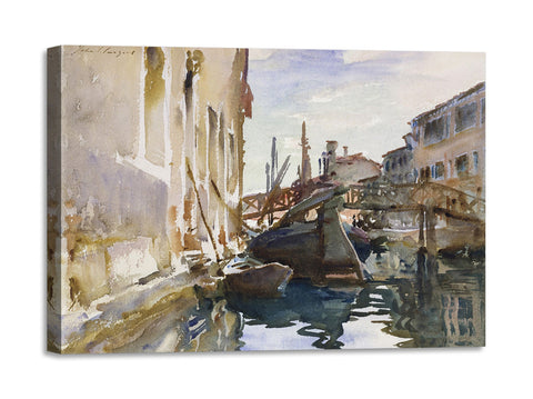 Quadro Stampa su Tela con Telaio in Legno John Singer Sargent - Giudecca