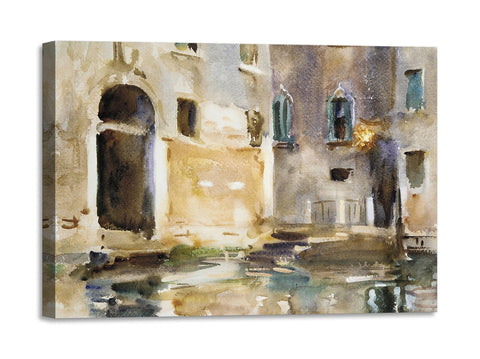Quadro Stampa su Tela con Telaio in Legno John Singer Sargent - Venice