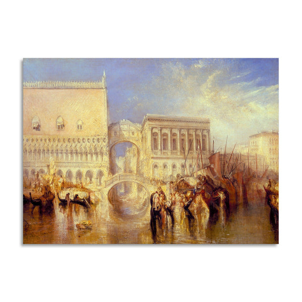 Quadro Stampa su Tela con Telaio in Legno William Turner - Venice, the Bridge of Sighs