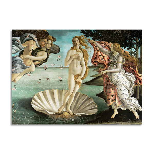 Quadro Stampa su Tela con Telaio in Legno Sandro Botticelli - La nascita di Venere