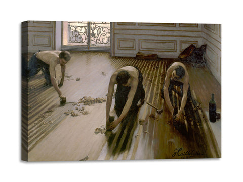 Quadro Stampa su Tela con Telaio in Legno Gustave Caillebotte - The Floor Planers