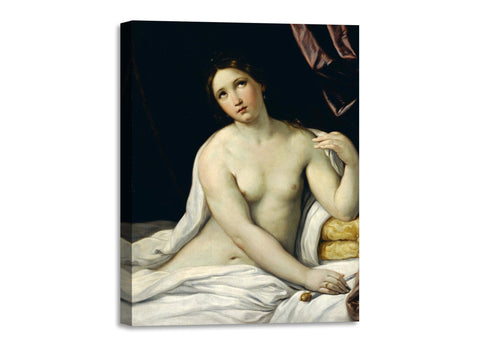 Quadro Stampa su Tela con Telaio in Legno Guido Reni - Lucretia