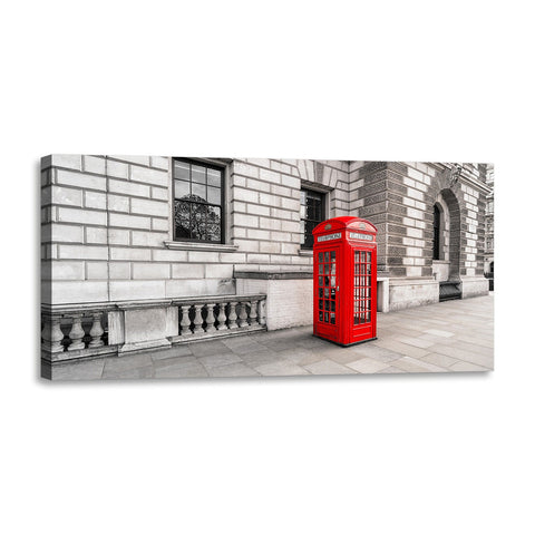 Quadro Stampa su Tela con Telaio in Legno paesaggio londra