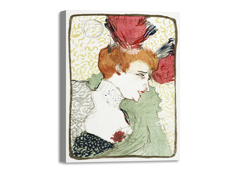 Quadro Stampa su Tela con Telaio in Legno Henri de Toulouse–Lautrec - Bust of Mademoiselle Lender