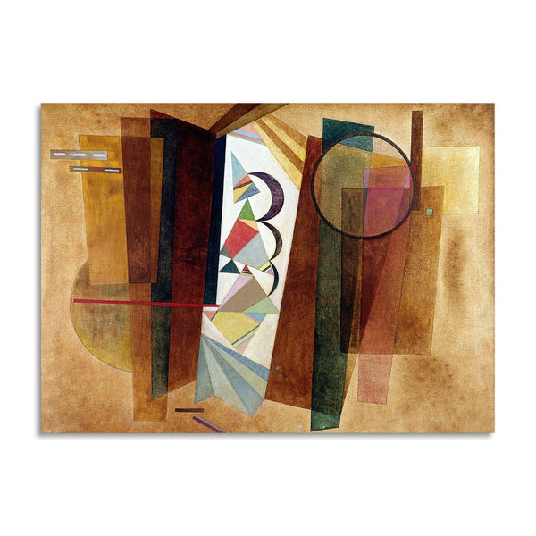 Quadro Stampa su Tela con Telaio in Legno Wassily Kandinsky - Composition