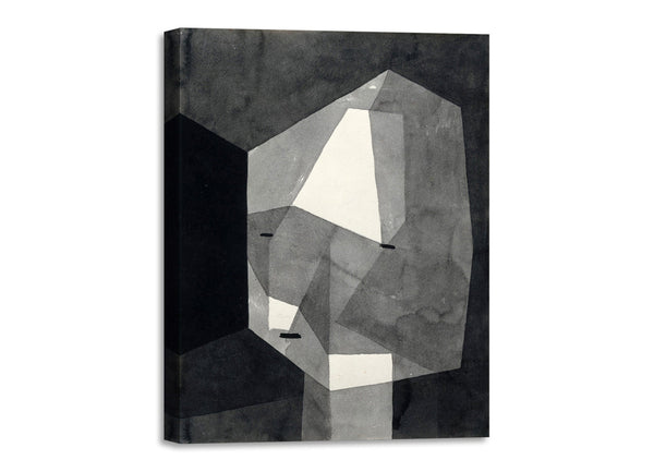 Quadro Stampa su Tela con Telaio in Legno Paul Klee - Rough-cut head sele