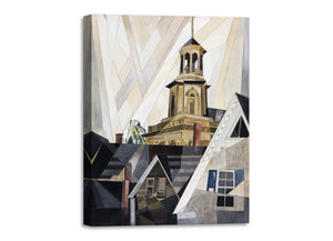 Quadro Stampa su Tela con Telaio in Legno Charles Demuth - After Sir Christopher Wren