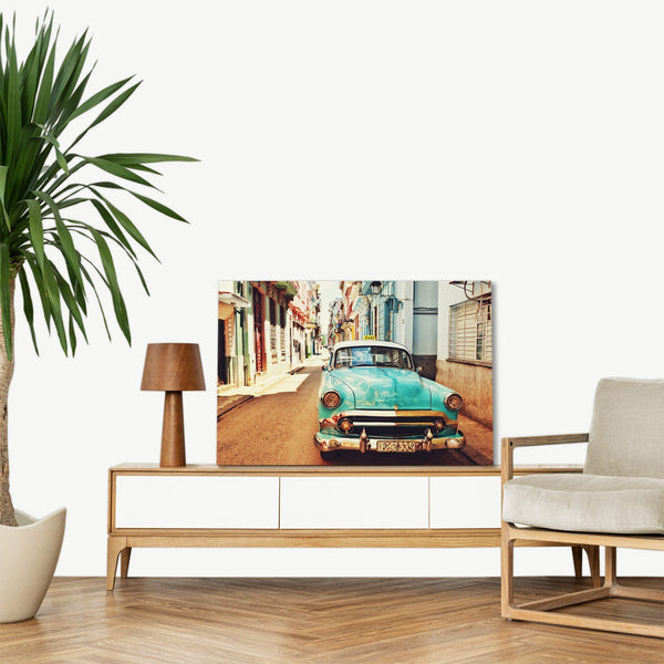 Quadro Stampa su Tela con Telaio in legno panorama cuba