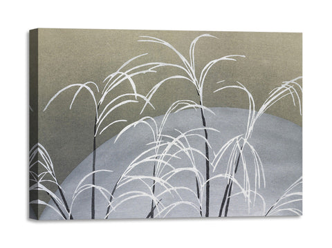 Quadro Stampa su Tela con Telaio in Legno Frost from Momoyogusa–Flowers of a Hundred Generations