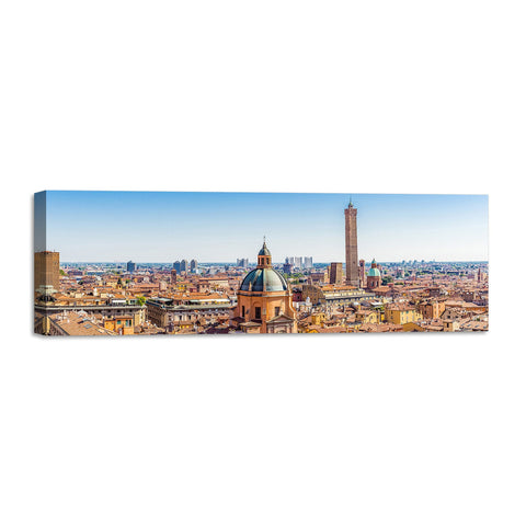 Quadro Stampa su Tela con Telaio in Legno paesaggio bologna