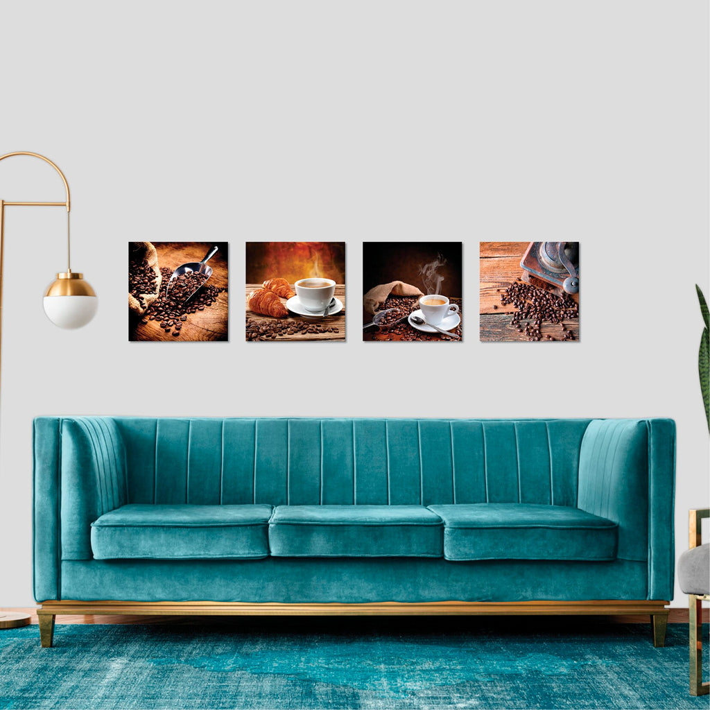 Visario Quadro Su Tela Caffè 150 X 50 Cm 3 Tele Modello Nr XXL Visario Quadro Su Tela Caffè 150 X 50 Cm 3 Tele Modello Nr XXL